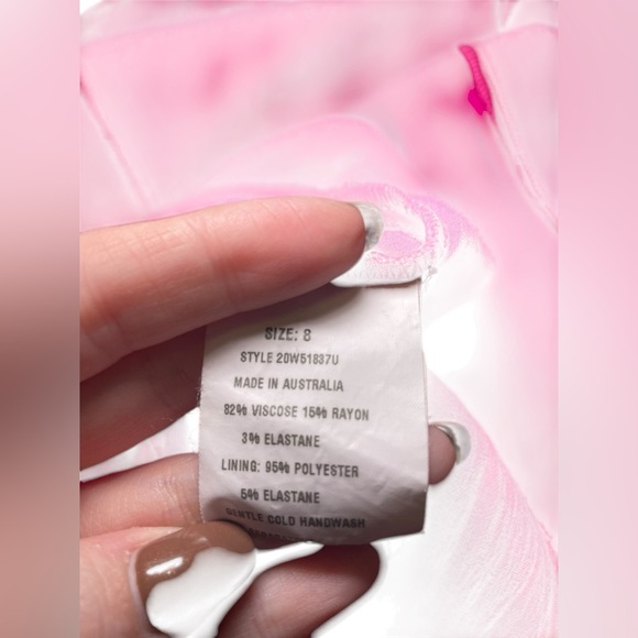 Manning Cartell Pink FaceTime Slip Gown Size 8 - Picture 7 of 7